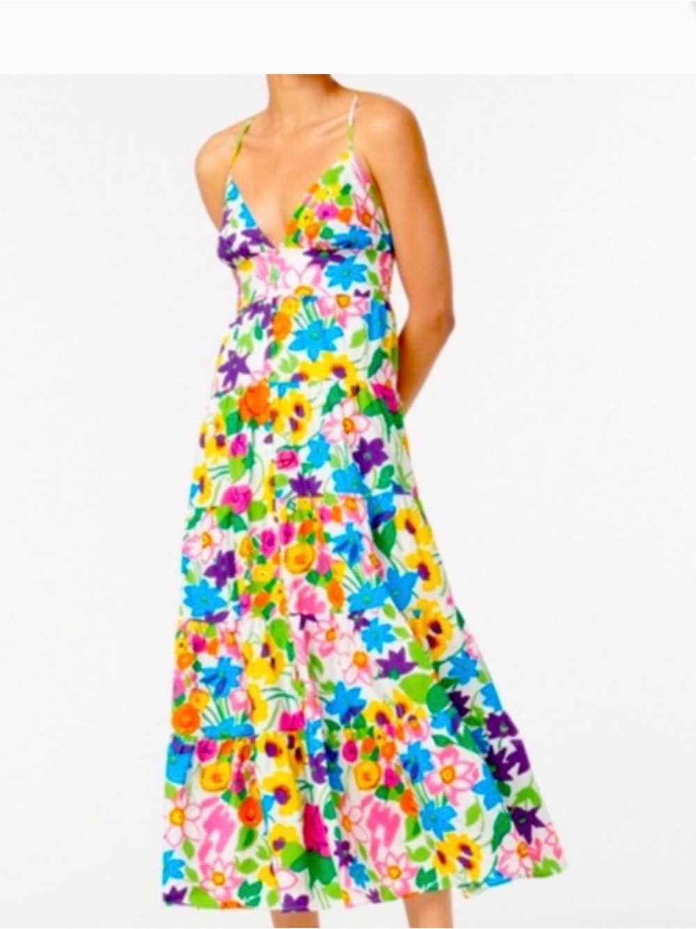 J Crew Floral Maxi  Dress